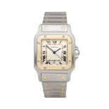 2000 Cartier Santos Galbee Stainless Steel & Yellow Gold - 1566