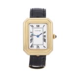 1980 Cartier Cristallor Paris Mecanique 18K Yellow Gold