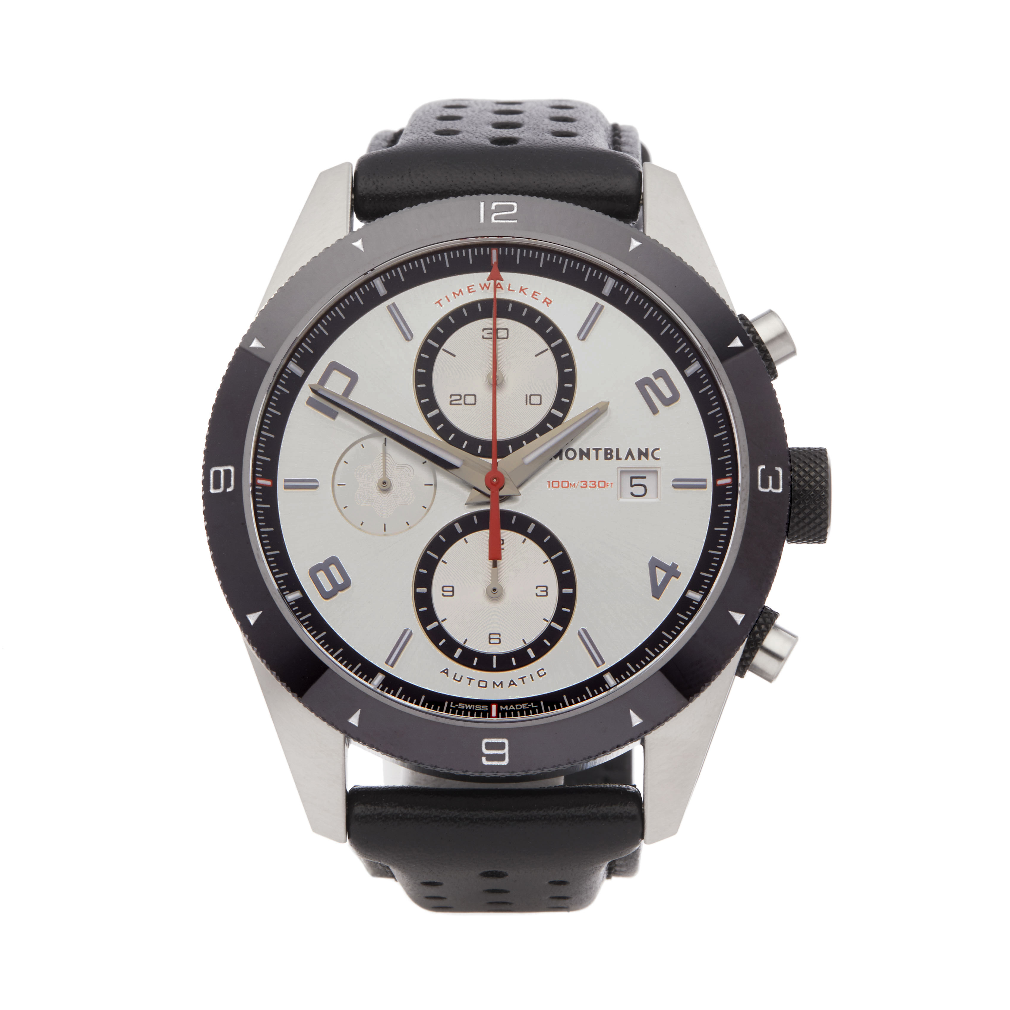 2019 Montblanc Timewalker Chronograph Stainless Steel - 116100 - Image 9 of 9