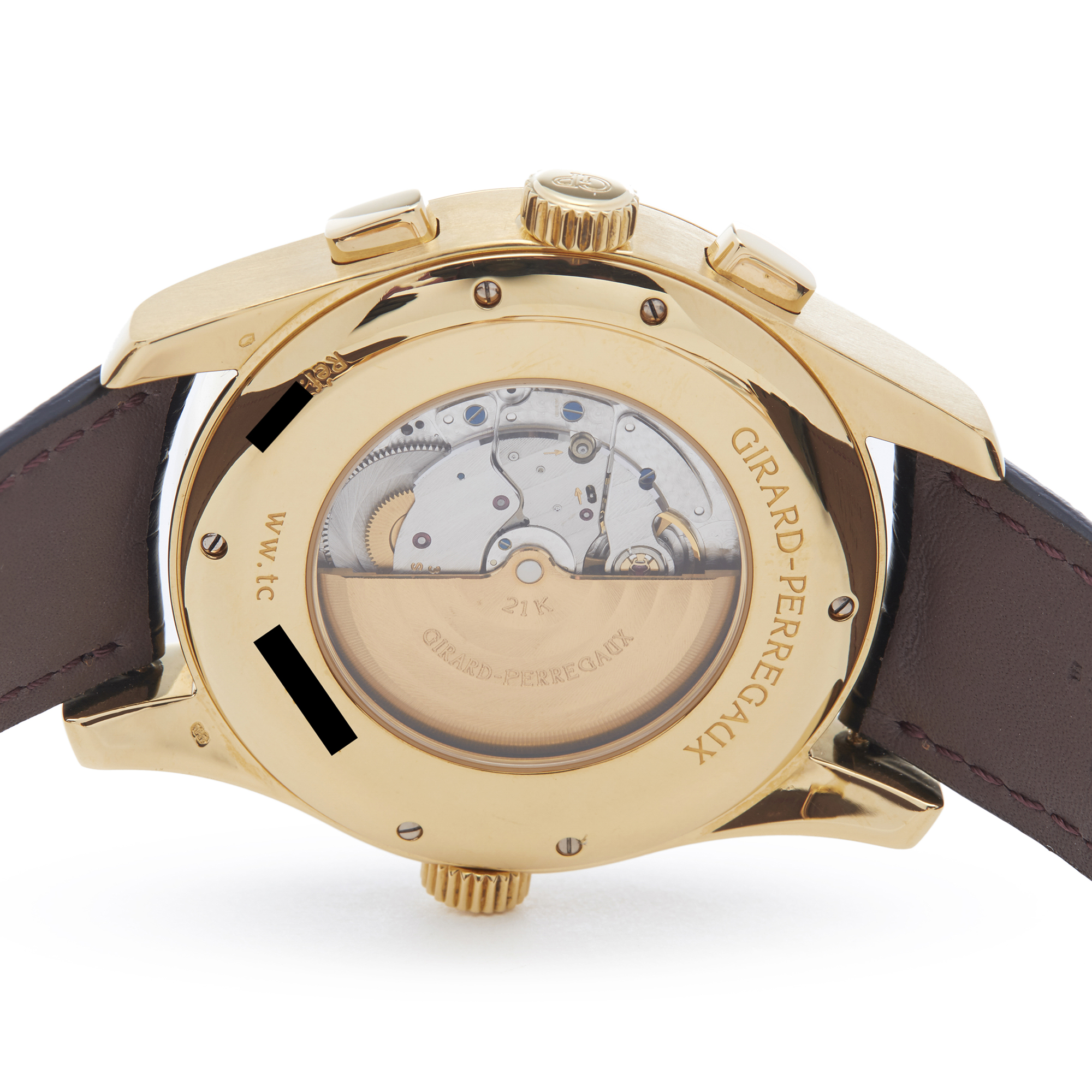 2010 Girard Perregaux World Timer Chronograph 18K Yellow Gold - 4980 - Image 9 of 10