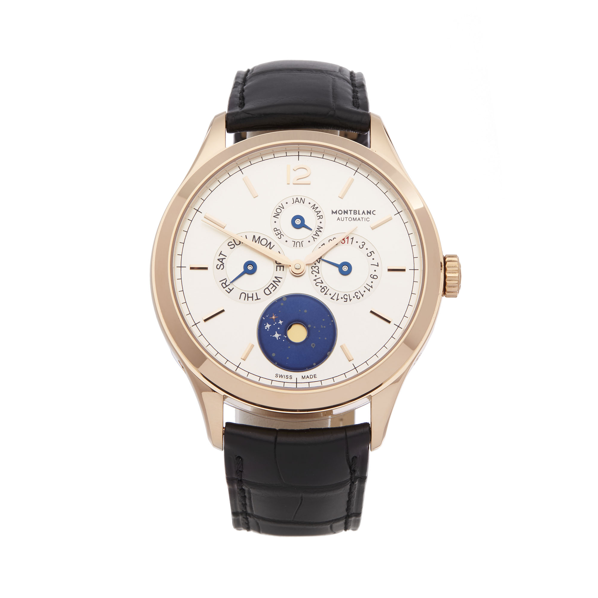 2019 Montblanc Heritage Chonométrie Annual Calendar Chronograph Rose Gold - 112537 - Image 10 of 10