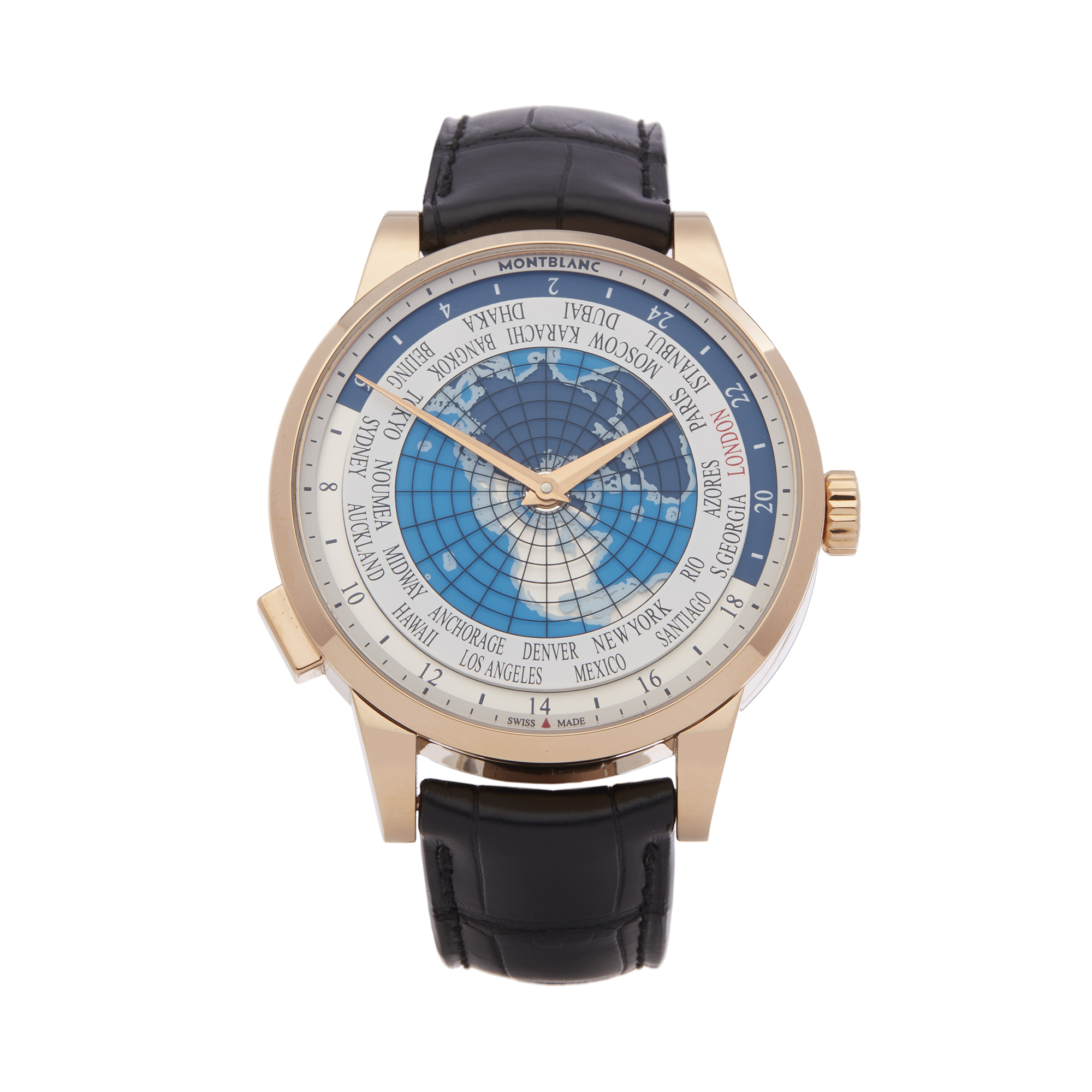 2019 Montblanc Heritage Spirit Worldtimer Yellow Gold - 112307 - Image 7 of 7