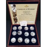 Collectable Coins Battles of WWII 12 x Coins