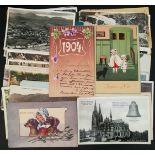 Antique Parcel of 50 Continental & World Postcards