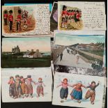 Antique Parcel of 50 Continental & World Postcards