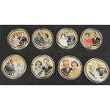 Collectable Coins 8 x Elizabeth II 70th Wedding Anniversary