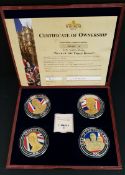 Collectable Coins Set 4 Year of The 3 Kings Commemorative Strike