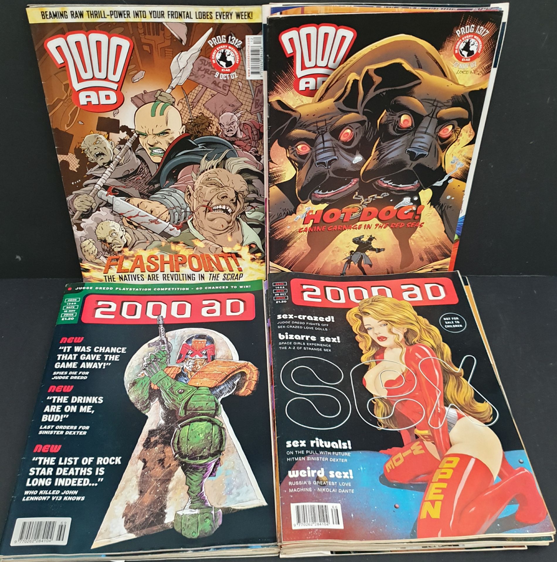 Vintage Parcel of 25 Collectable Comics 2000 AD Judge Dredd - Image 2 of 2