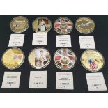 Collectable Coins 8 x Assorted Subjects Royalty Concord RAF etc.