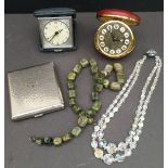 Antique Vintage Costume Jewellery & Clocks