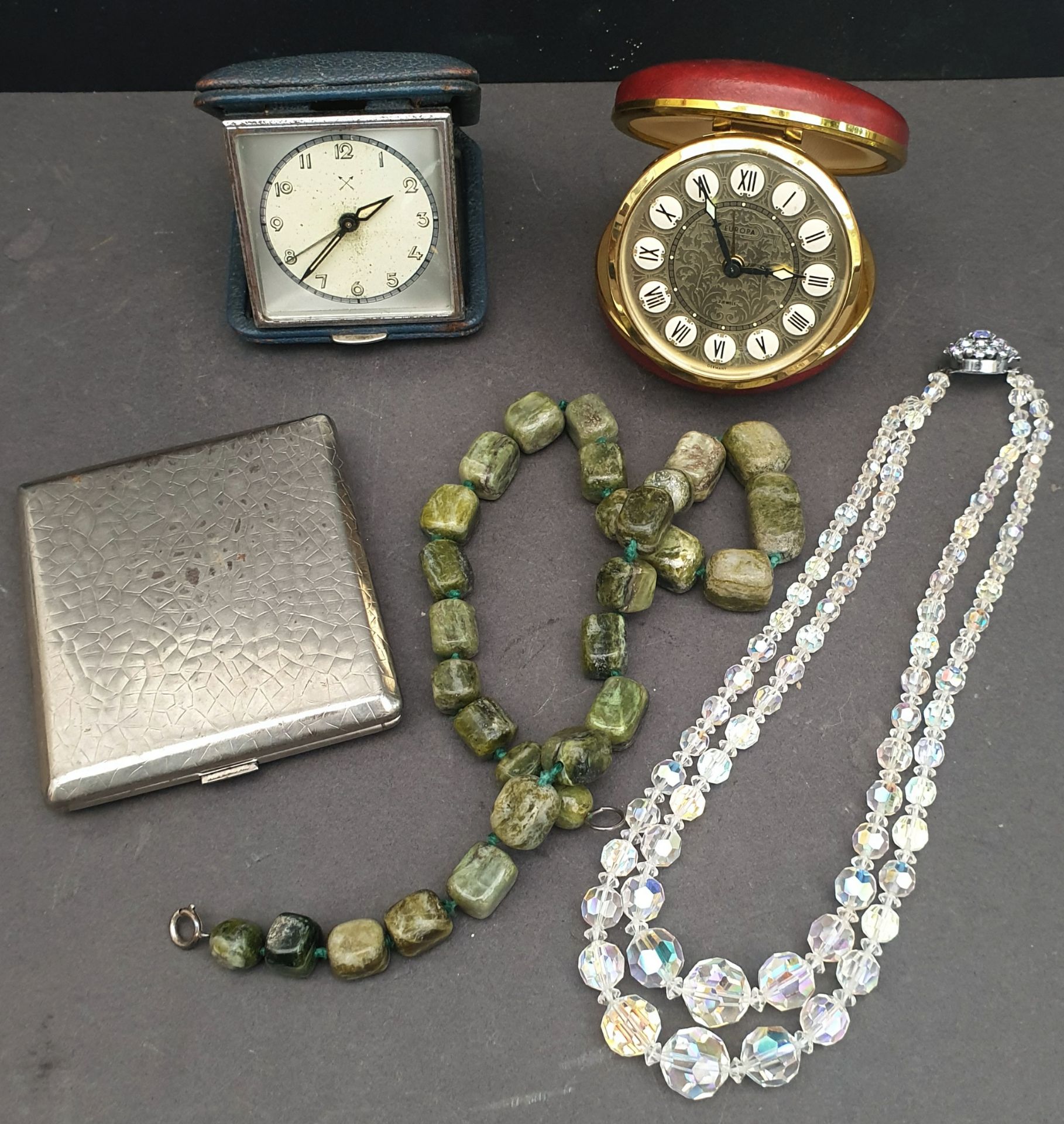 Antique Vintage Costume Jewellery & Clocks