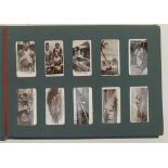 Antique Cigarette Card Album 150 Plus Cards