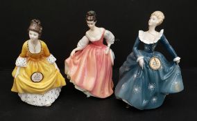 Vintage Royal Doulton Figures Coralie Fair Lady & Fragrance