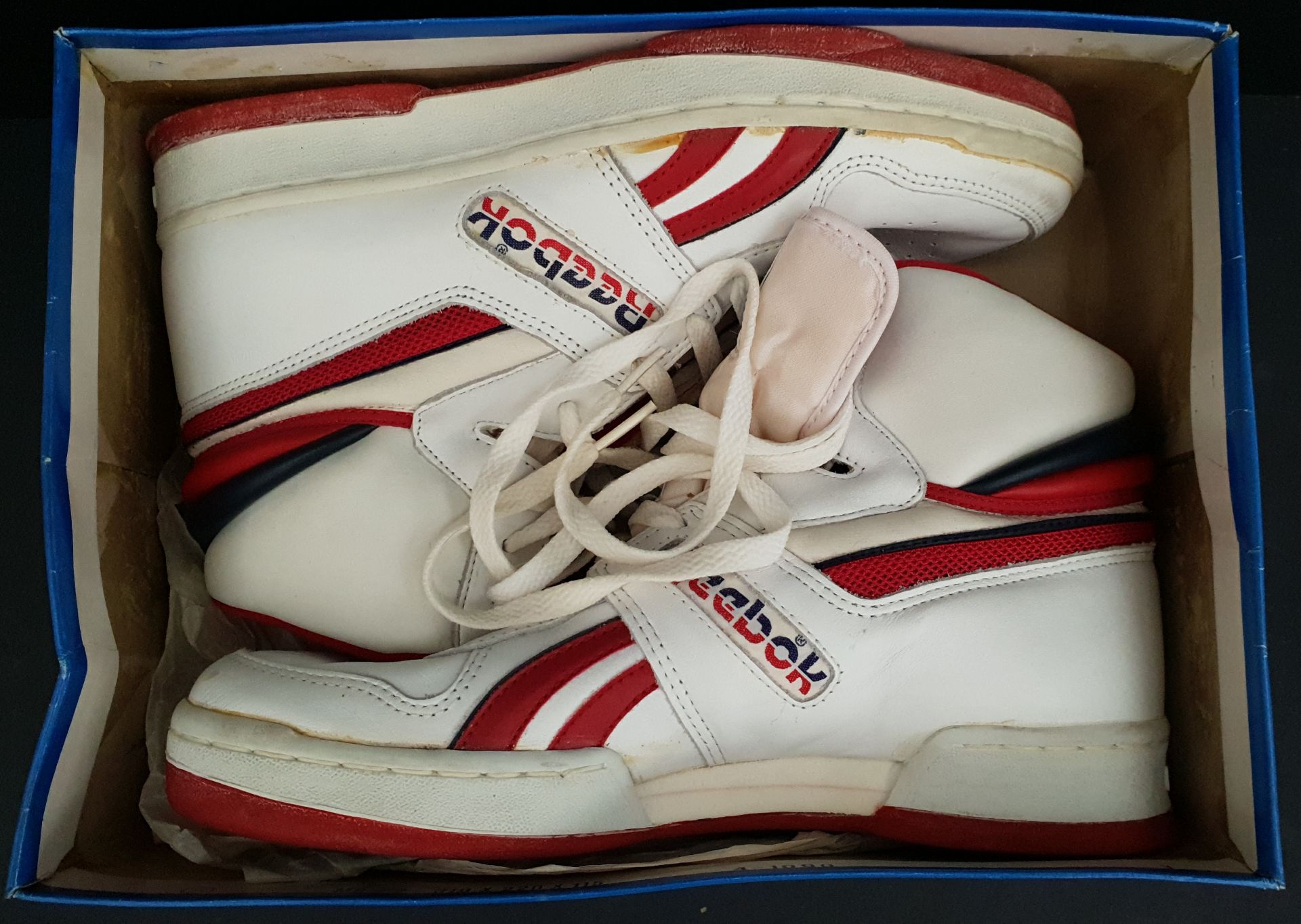 Vintage Shoes Reebok Hi Top BB5000 Size 9 Trainers Original Box - Image 3 of 6