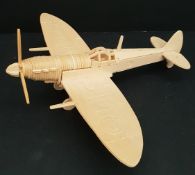 Collectable Wood WWII Model Spitfire