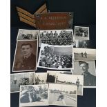 Vintage WWII Military Photographs etc Includes Eisenhower in Reims