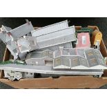 Model Railway Box of Assorted Buildings & Track