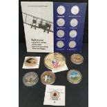 Collectable Coins Parcel of 7 Plus Shell Flight Coins