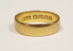 22ct gold wedding ring, 3.5g approx Condition ReportThe ring size is N