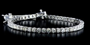 14 kt. White gold - Bracelet Diamond