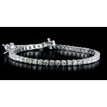 14 kt. White gold - Bracelet Diamond