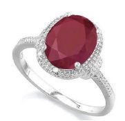 Ruby & Diamond ring