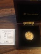 2013 Jersey Solid Gold Proof £1 Coin