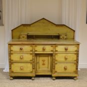 Victorian Painted Pine Antique Dresser