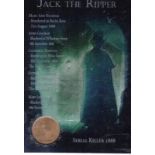 Jack The Ripper Original 1888 Halfpenny Metal Plaque Unique Memorabila