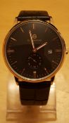 Brand New Enzo Giomani Gents Leather Strap Watch