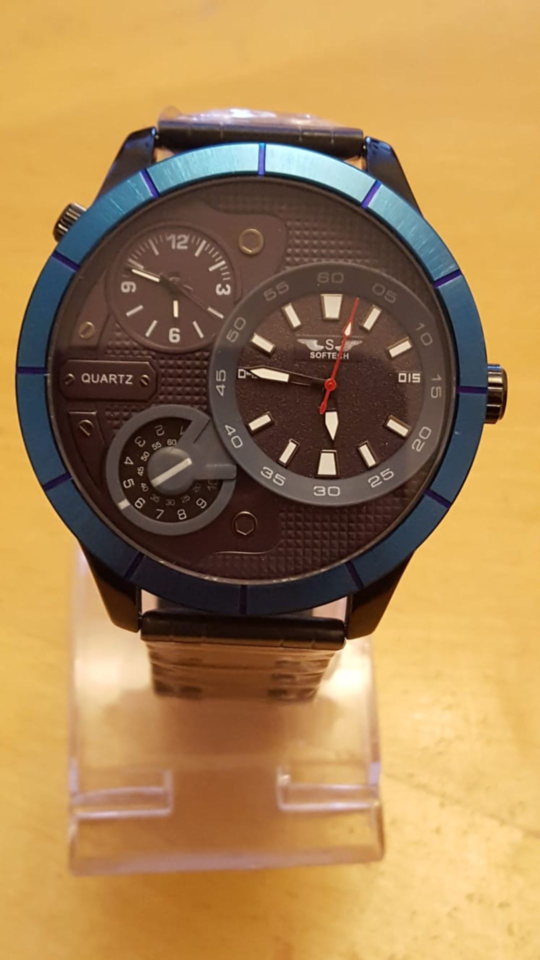 Brand New Softech Gents Dual Time Watch