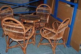 5 Piece Wicker Furniture Set