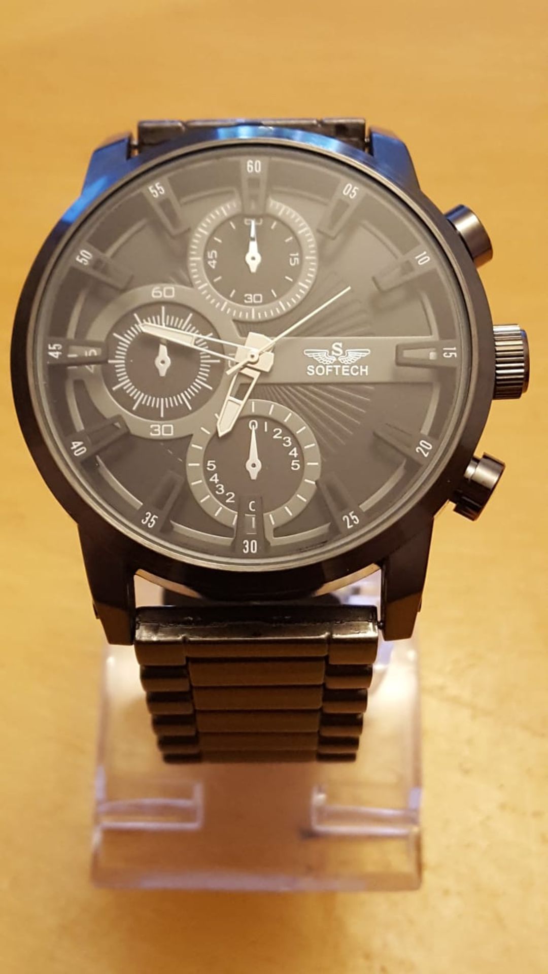 Brand New Softech Gents Dual Time Watch
