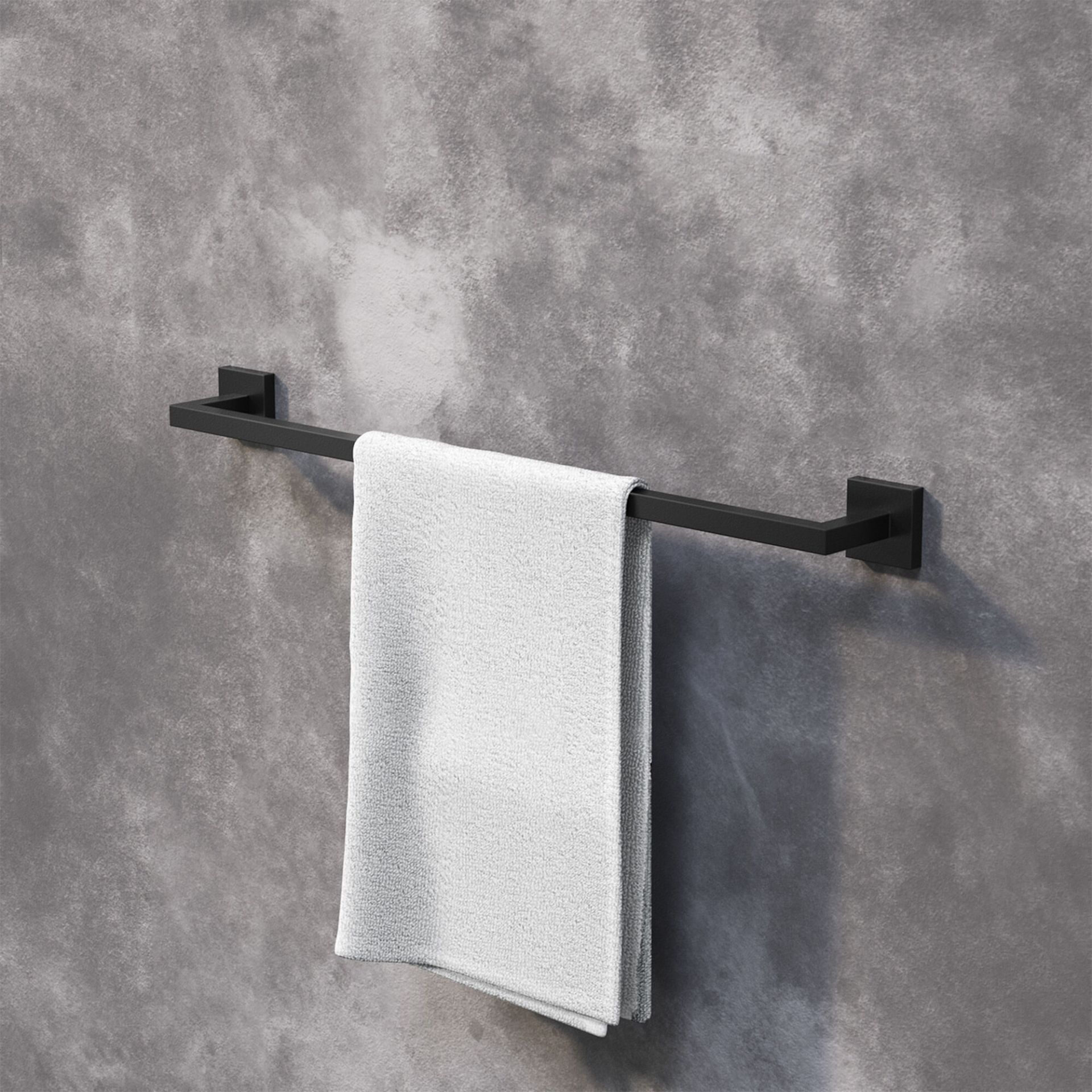 (SH1003) Iker Black Towel Rail Statement aesthetic for minimalist appeal Luxurious, corrosion...