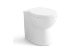 Back to Wall Toilet & Soft Close Seat. Stylish design Made from White Vitreous China Finished...