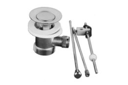 (SU1015) Slotted Rod Operated Pop-Up Basin Waste Made with zinc with solid brass components S...