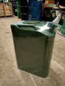 20 LITRE JERRY CAN WITH UN APPROVAL (NO SPOUT)