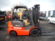 2014 Manitou MI18G 1800KG Gas Counterbalance Forklift