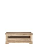 BOXED ITEM WILTSHIRE 2 DRAWERS COFFEE TABLE [OAK] 45x115x57CM RRP:£250.0