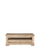 BOXED ITEM IDEAL HOME WILTSHIRE 2 DRAWERS COFFEE TABLE [OAK] 44x115x57CM RRP:£250.0