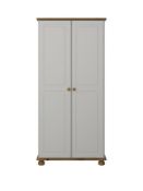 BOXED ITEM RICHMOND 2 DOORS WARDROBE [GREY] 186x89x57CM RRP:£298.0