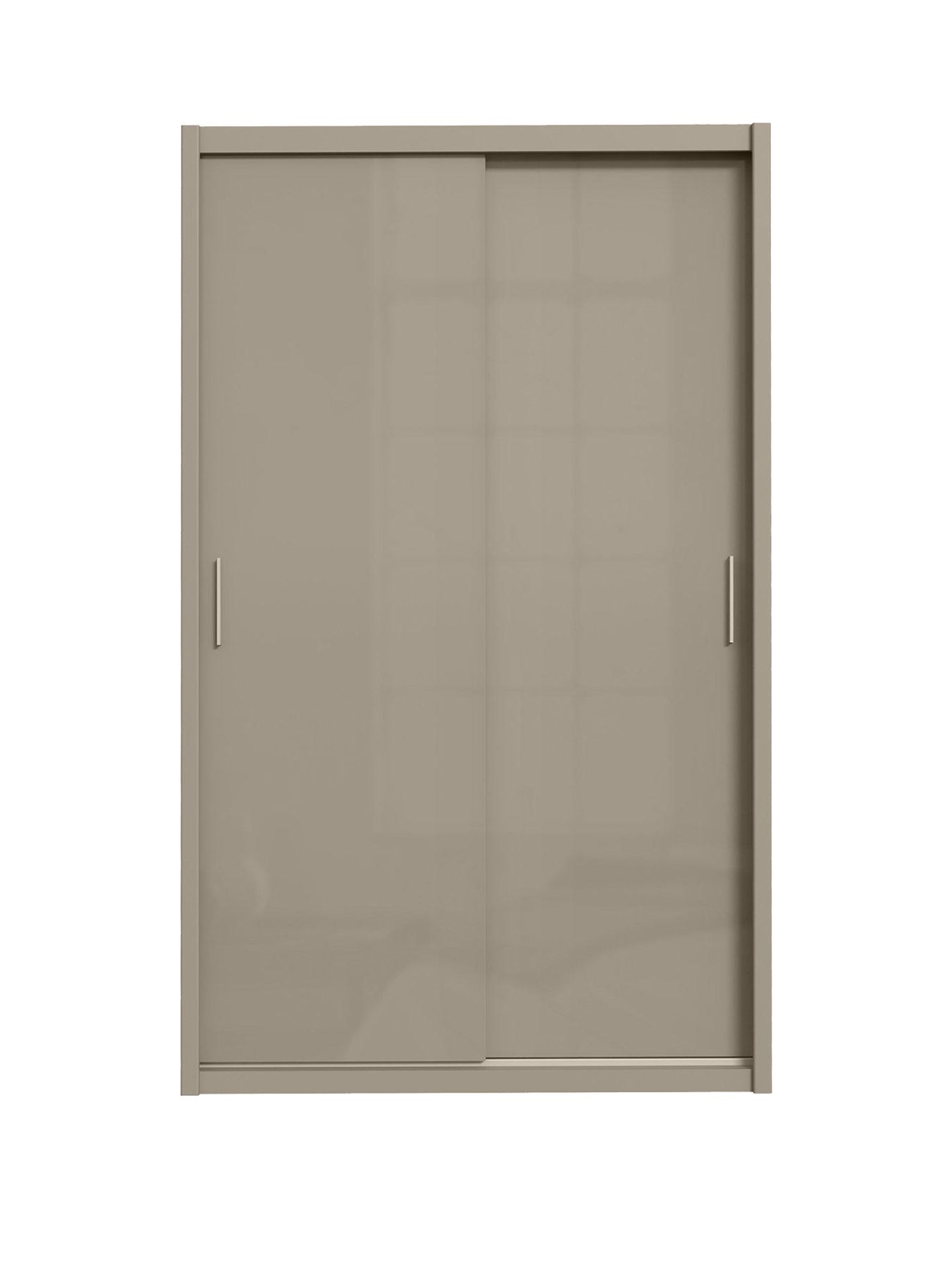 BOXED ITEM WESTBURY 2 DOORS SLIDER WARDROBE [CASHMERE GLOSS] 200x120x60CM RRP:£382.0