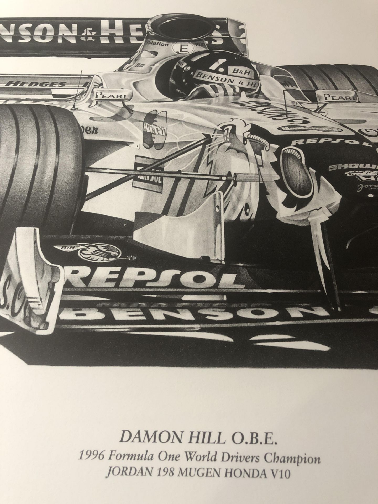 Alan Stammers Signed Limited Edition Print of Damon Hill - Image 3 of 3