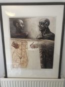 Sedua I, (All One) 1989 Limited edition Print framed and signed.