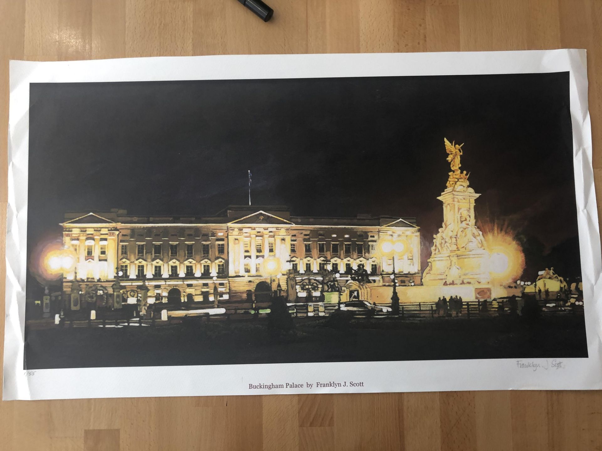 Franklyn J Scott Limited Edition Prints Signed. 3 x Buckingham Palace