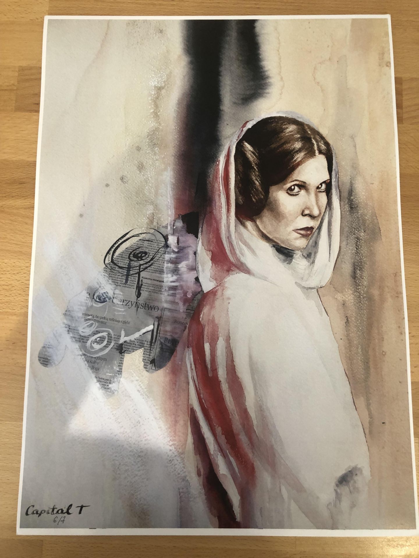 Capital T Limited Edition Prints, Princess Leia