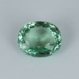 AIGS Cert. 15.22 ct. NEON GREEN PARAIBA Tourmaline