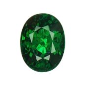 GIA Cert. 3.04 ct. Tsavorite Garnet - KENYA,EAST AFRICA