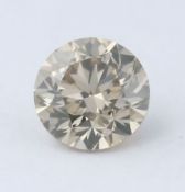 IGI Cert. 0.70 ct. Brown Diamond VS1 - UNTREATED AFRICA