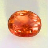 GRS 1.03 ct. Padparadscha Sapphire Untreated MADAGASCAR